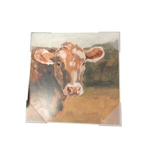 Cow Wall Art Print With Protective Corners By Studio Decor